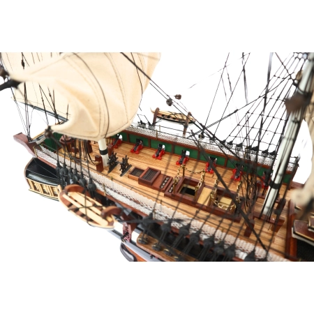 Drewniany model żaglowca USS Constitution 100 cm – ekskluzywna replika fregaty „Old Ironsides”